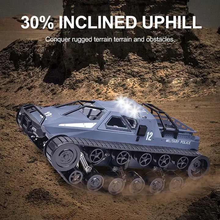 1/12 Scale Remote Control Crawler - High-Speed Off-Road 4WD RC Tank for Adults