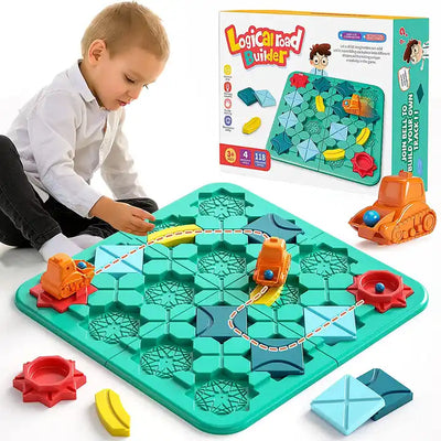 2024 Kids Educational Toys ? Logical Road Builder Maze Game & STEM Board Game for Creative Play