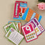 Custom Printing Educational Words Learning Kids Ring Flash Cards Playing Cards Made in China