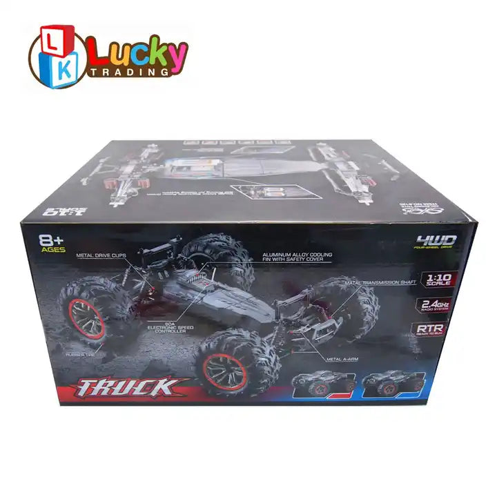 High-Speed 2.4G Electric Racing Model Car - 1:10 Scale Remote Control Truck for Kids