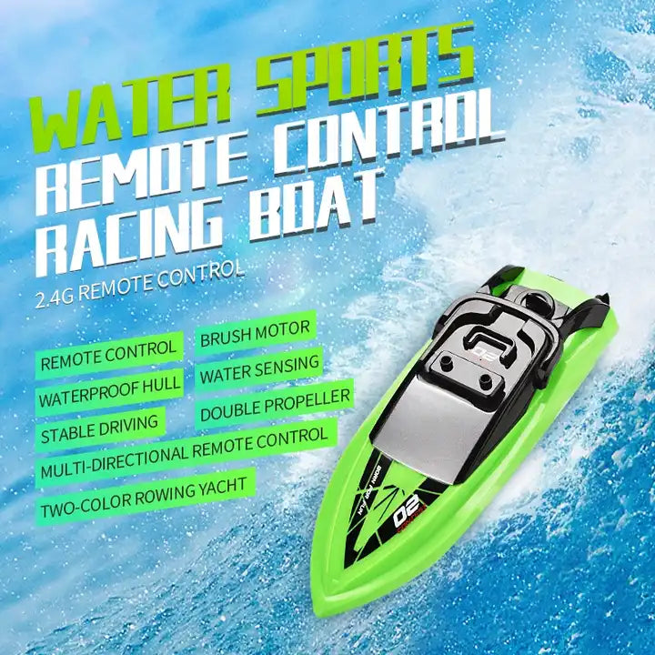 RC Racing Boat - Waterproof Remote Control Model Ship Toy for Kids And Adults