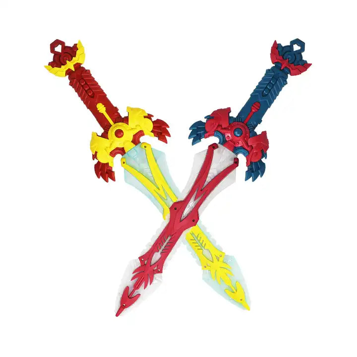 Luminous Sword Toy for Children ?? Rotating Light-Up Sword with Sound Effects