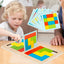 60-Piece Educational Cartoon Hardboard Puzzle 60x44cm Brain Teaser Game