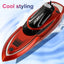 2.4GHz 4-Channel High-Speed RC Racing Boat – Remote Control Yacht Model Toy for Pools and Lakes