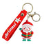 Christmas-Themed PVC Keychain Set | Santa Claus, Elk, Snowman, and Tree Pendants | Festive Anime Keychain Toys