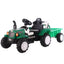 Kids Electric Tractor Toy Car - Large Ride-On Vehicle with Remote Control