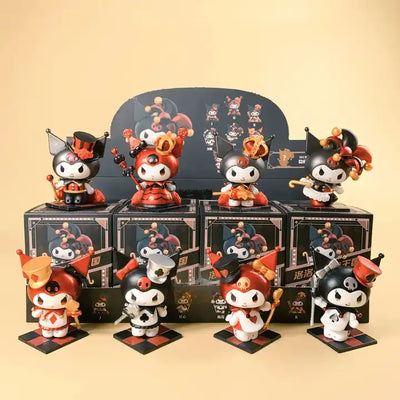 New Sanrios Blind Box Kawaii Kuromi Figures Mystery Boxes Toys Trump Kingdom Spade Series Dolls For Kids Birthday Party Gift