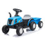 12V Kids Electric Ride-On Tractor - Blue Battery-Powered Toy Car