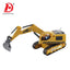 HUADA 5-Channel Kids RC Alloy Metal Construction Toy Excavator Car