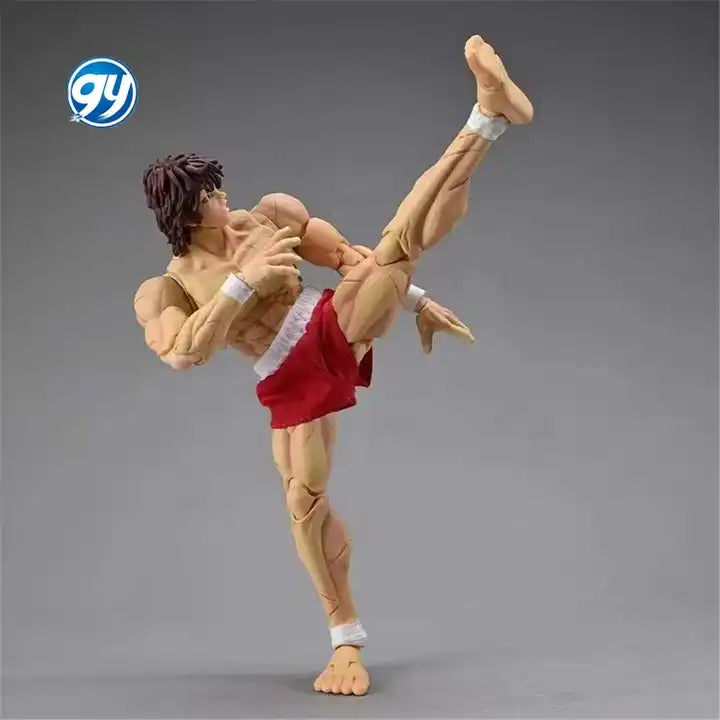 Baki Hanma Action Figure – 17cm Fighting Pose PVC Figurine from Baki the Grappler Anime Series