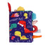 Baby Early Learning Toy Tail Cloth Book – Parent-Child Interactive Sound Paper Puzzle Book with Rattle for Cognitive Development