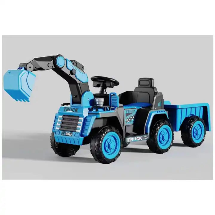 Large Electric Ride-On Tractor for Kids - Fun and Safe Outdoor Vehicle with Remote Control