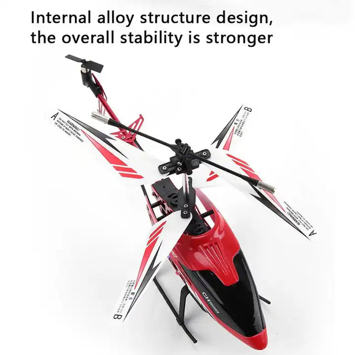 Airplane Model 2CH Alloy RC Helicopter Toys -  Radio Control Aircraft Toy RC Flying Hobby Remote Control Airplane Toys