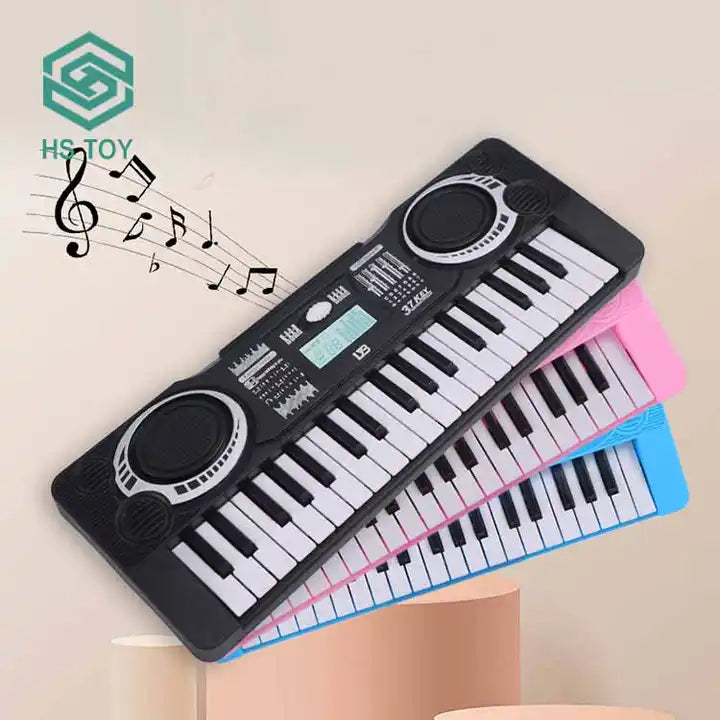 HS 37 Keys Keyboard Musical Instruments Toy – Electronic Organ Piano with Microphone for Kids Beginners