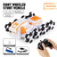 2023 8-Wheel Stunt Transforming RC Robot Dog Toy – Smart Spray Robot with Lights & Automatic Deformation