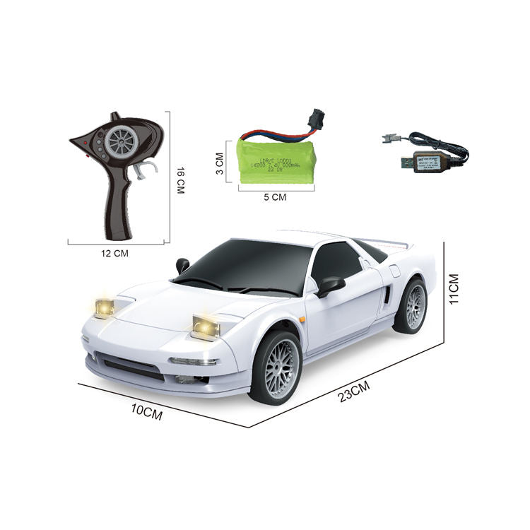 LDRC RC Drift Car A02W – 1/18 Scale Electric Remote Control NSX Drift Car (2.4GHz)