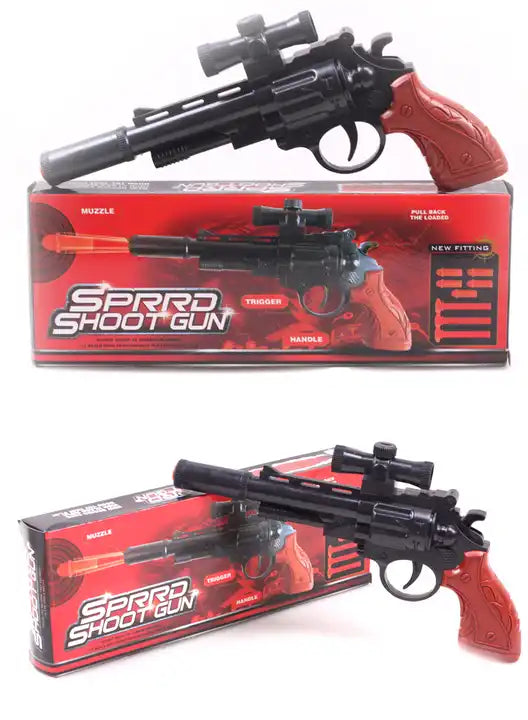 Lifelike Revolver Soft Bullet Pistol Toy Gun for Boys ?? Safe and Exciting Play