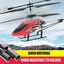 Samtoy 2.4G Remote Control Metal Drone - Flying Helicopter Aircraft Toy for Adults and Kids