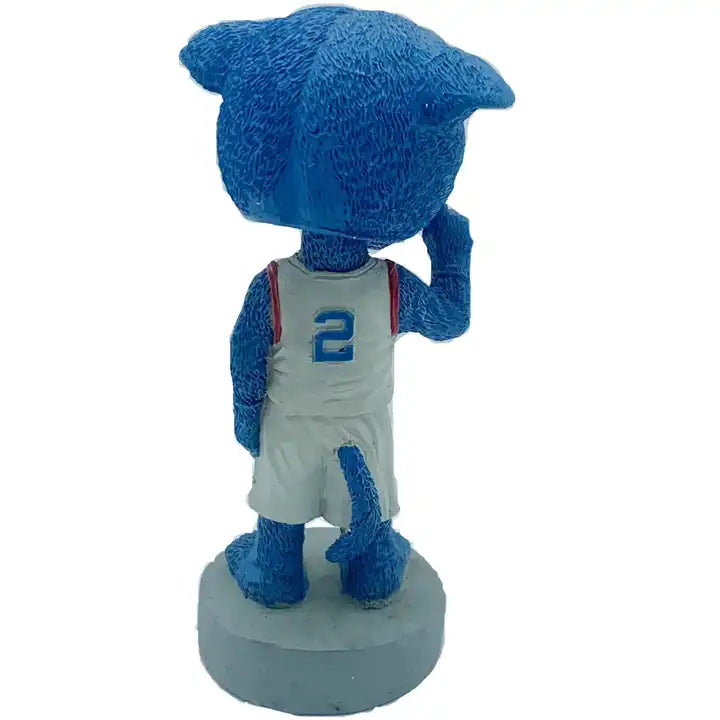 Creative Resin Decorative Home Art Gift - The Wolf Playing Baseball Bobble Head Statue