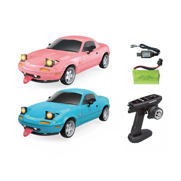 LDRC 1:18 RC Drift Car LD1804 - MX5 Gyro Version, 2.4GHz Radio Control Car