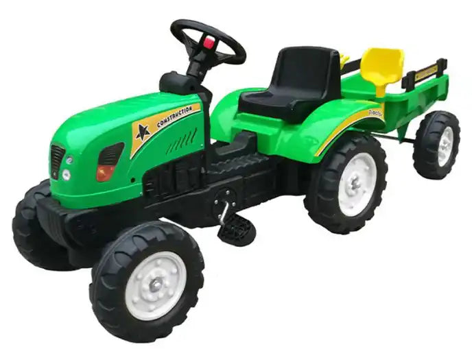 Tractor with Trailer for Children - Safe and Fun Ride-On Toy