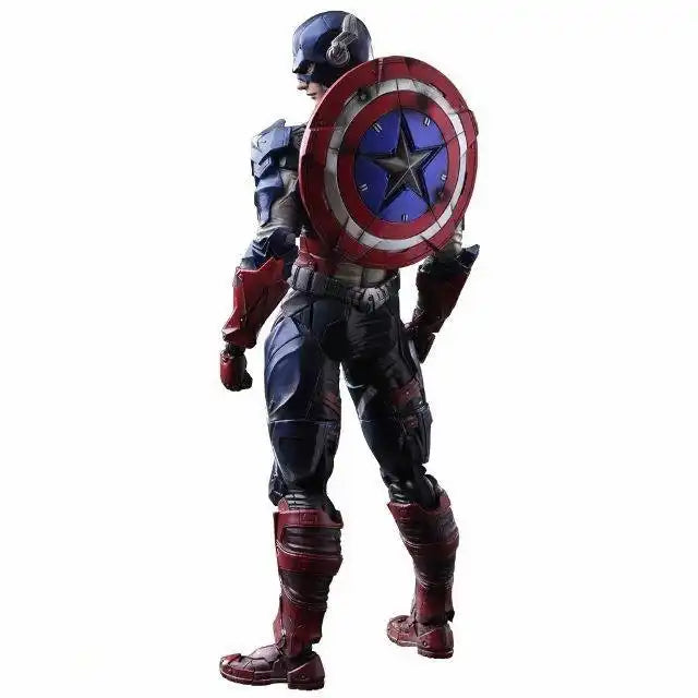 Comics 1/6 SHF Play Arts Kai Captain America PVC Model - Kids Toys Action Figure