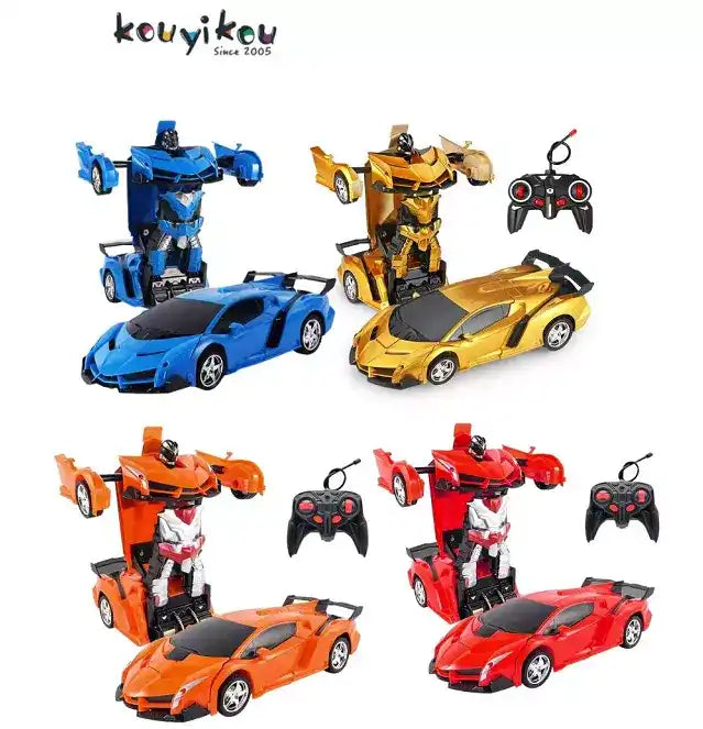 KYK Juguetes Para Los Niños – Hand Gesture Induction RC Car Deformation Transformation Robot Toy