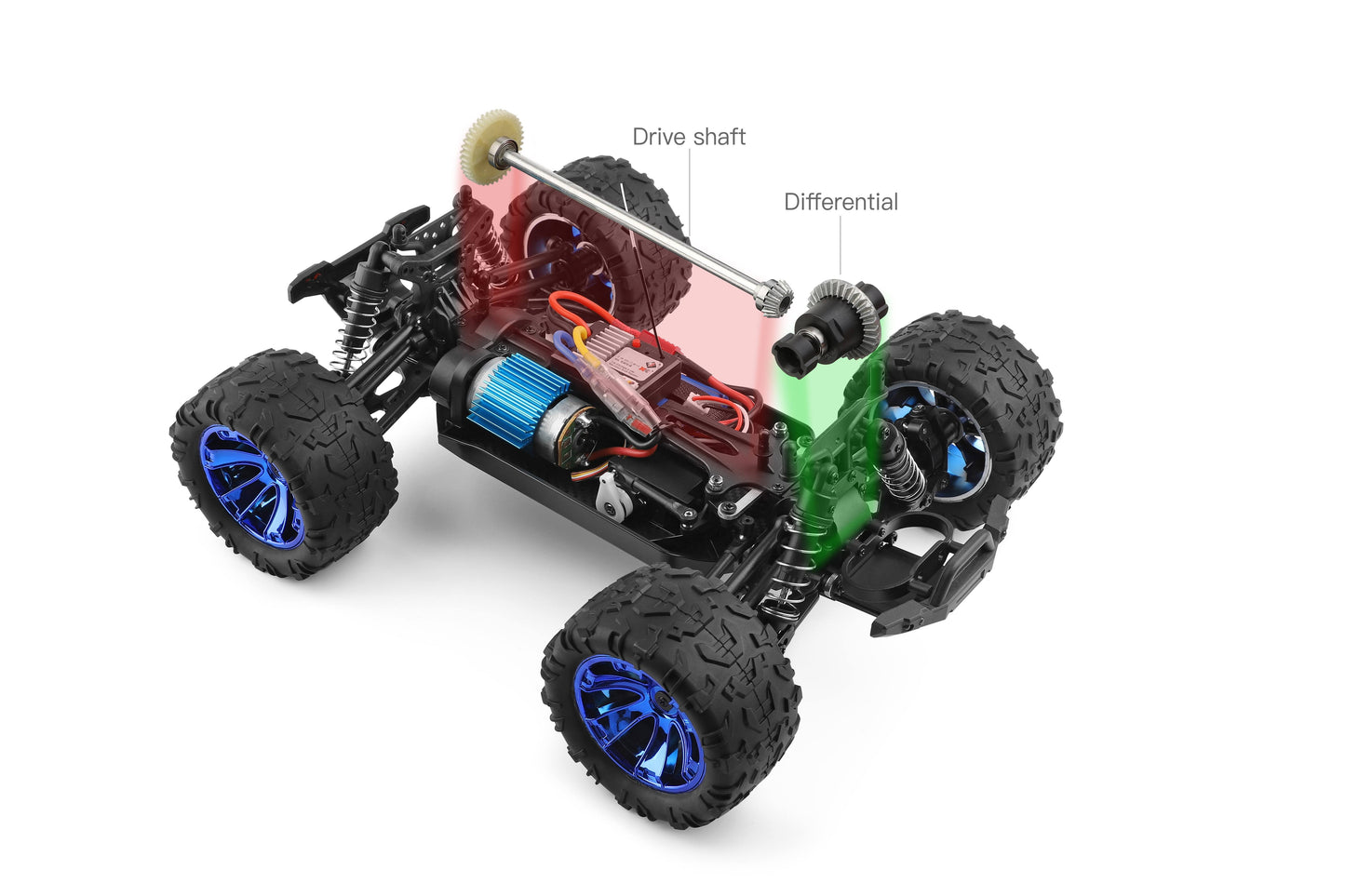 Wltoys 144018 1/14 4WD Electric RC Monster Truck – 2.4G Rock Crawler 4x4