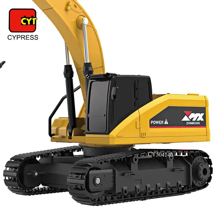 Remote Control Excavator Toy - RC Construction Vehicle Trucks with Sound for Boys