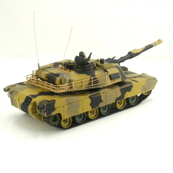 1/24 U.S. M1A2 Abrams Infrared Remote Control Tank - Realistic RC Battle Toy for Boys