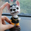 Bobble Head Toy - Body Cat Animal Figure - Car Dashboard Decor - Cute Bobble Head Dog(Pack of 3 pcs)