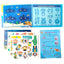 Early Educational Sticker Book – Sea World Cognitive Quiet Book for Kids, Interactive Learning Toy for Toddlers, Fun Educational Activity Book