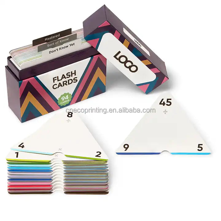 Printing Math Flash Cards: Early Learning Educational Card Games for Kids