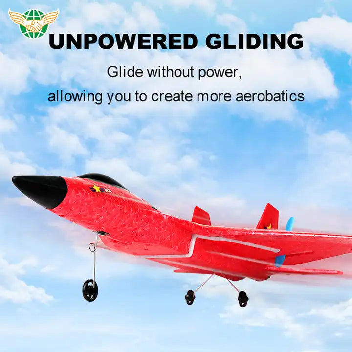 Intelligent Gyroscope Long Range Anti-Impact Glider - Hand Throwing Amphibious Electric RC Plane Toy