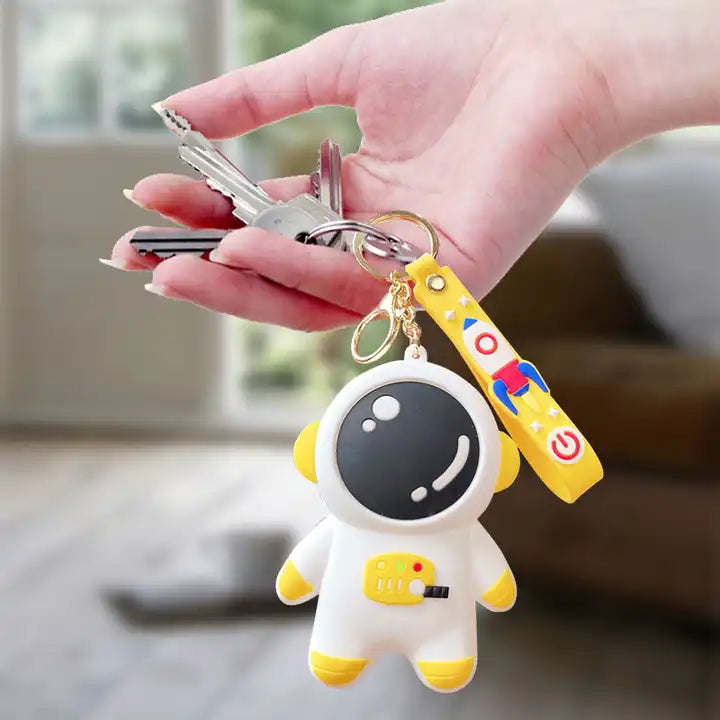 Anime Spaceman Keychain Pendant | Unisex Car Accessories Key Ring for Men & Women