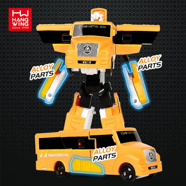 Boys Toy King of Luck Deformation God of War – 3 in 1 Alloy Bus Robot Transformation