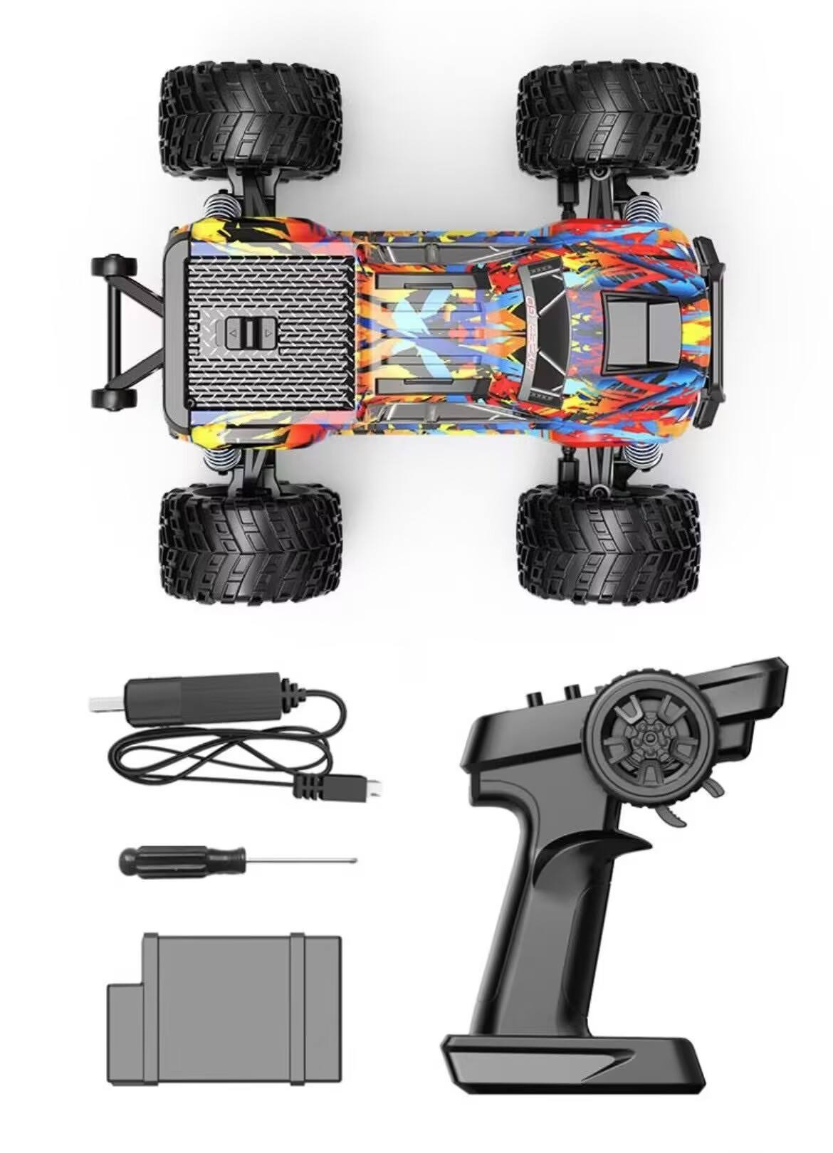 MJX 20208 1/8 Scale 2.4G 8CH RC Crawler Truck RTR – Brushless High-Speed Off-Road RC Truck