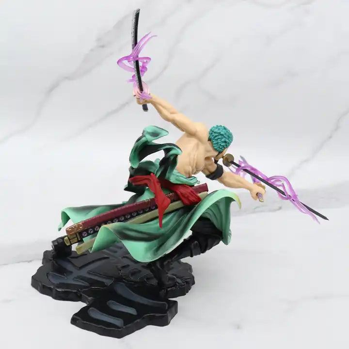 21cm Roronoa Zoro Collectible PVC Resin Model Toy - Anime Action Figure Gift for Fans