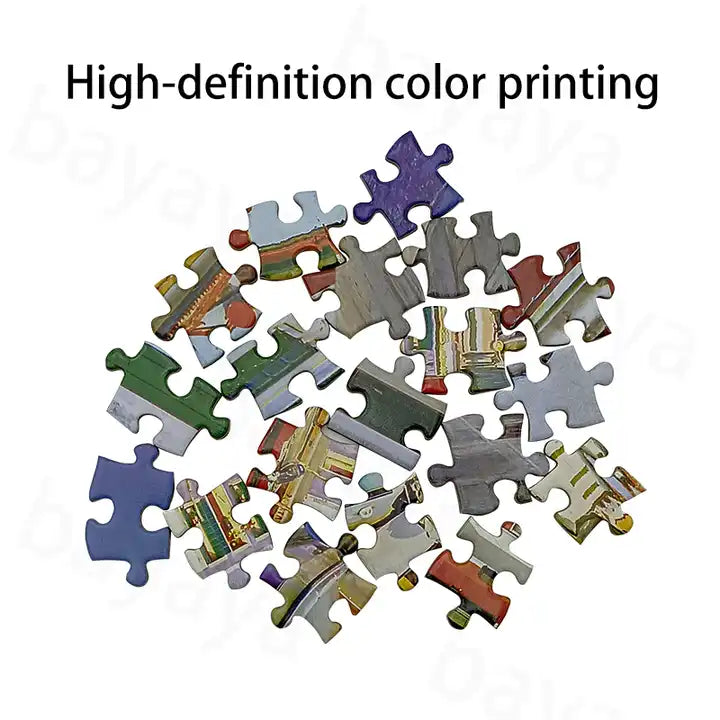 Printing Alphabet Puzzle Handmade Educational Toy Jigsaw Puzzles