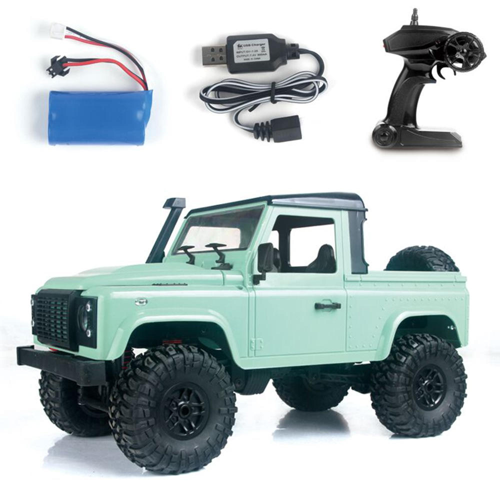 MN-91 Land Rover 1/12 Scale 2.4GHz 4WD High-Speed Remote Control Racing Truck - Electronic Sports Climbing RC Car