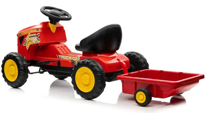 12V Electric Kids Ride-On Car - Plastic Tractor for Children