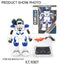 Shock Resistant Remote Control Transformation Robot Car - Electric RC Sports Car with Light