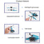 Remote Control Aircraft Hand Air Gesture Induction Plane Flying Airplane Toys RC Mini Helicopter (Colour May Vary)