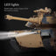 1:18 Scale Infrared RC Battle Tank - Remote Control Bombing Military Vehicle Toy for Kids, Perfect