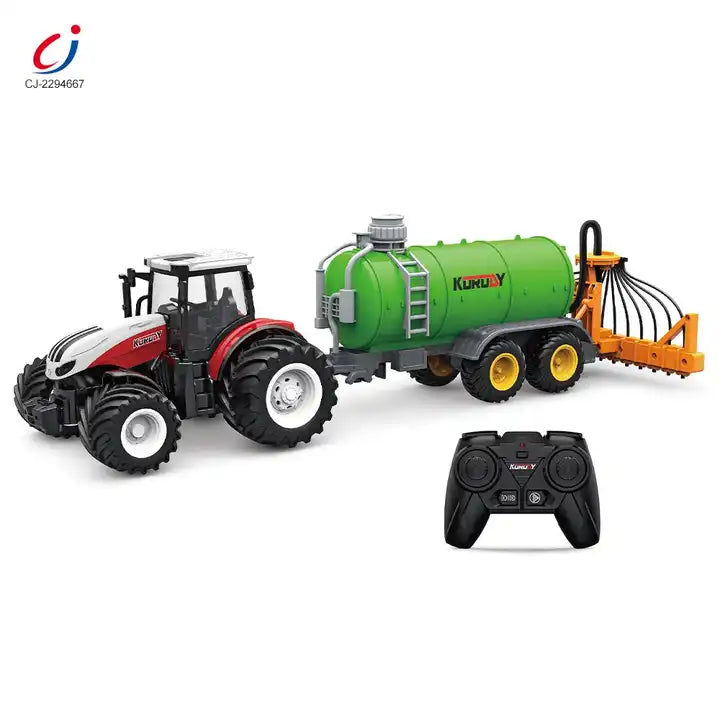 1:24 Scale RC Farm Tractor Sprinkler Truck - Remote Control Farm Toy