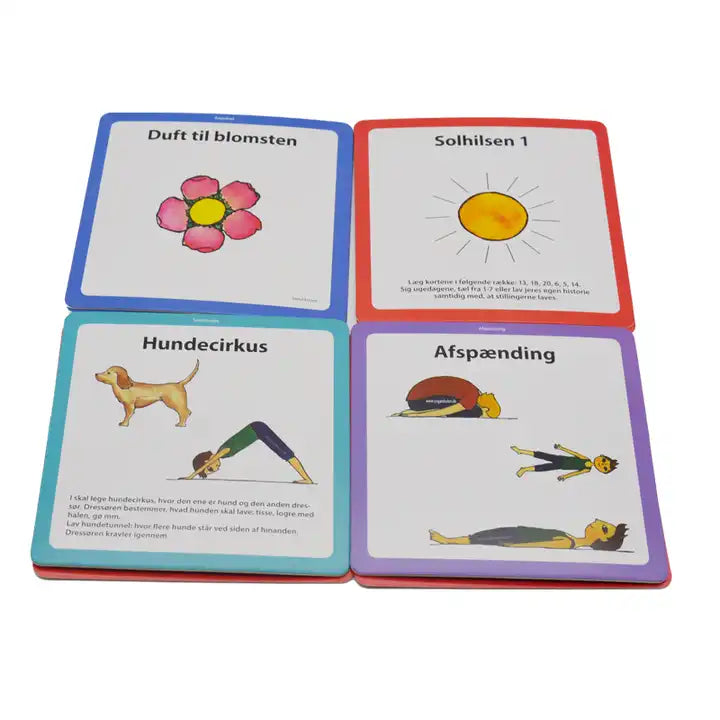 Cardboard Educational Kids Flash Cards with Box