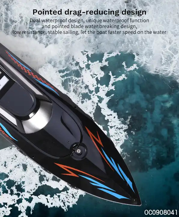 1:36 Scale 40km/h High-Speed RC Racing Boat - Fast Radio Control Sports Ship