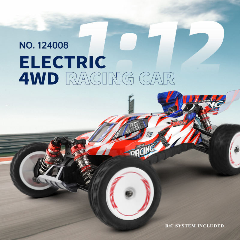 1/12 Scale 2.4G 4WD High-Speed Brushless RC Buggy – 60KM/H Electric Radio Control Car