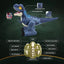 RC Tyrannosaurus Rex Dinosaur Toy - 2.4GHz Walking Dinosaur with Lights, Music, and Touch Sensing for Kids Ages 5-10 Years