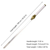 Zaraki Kenpachi Zanpakuto Sword - Anime Bleach Katana for Cosplay